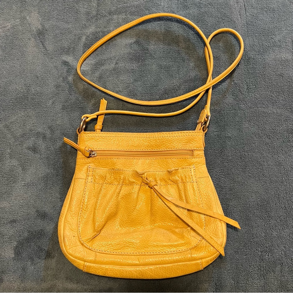 Fossil Leather Crossbody Bag